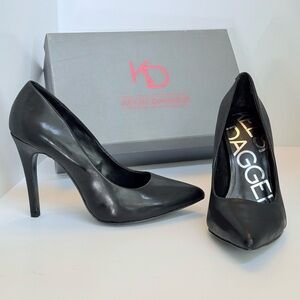Kelsi Dagger Black Heels Sleek Design